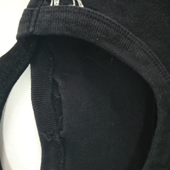 Champion Short Sleeve Black White Shirt. Sz Tag Missing Measures To Sz L See Inf - Picture 3 of 4